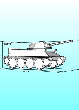Paperkhan конструктор из картона 3d модель паперкрафт papercraft танк т 34 бмп бтр военная машина боевая машина техника транспорт
