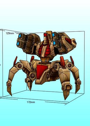 Paperkhan конструктор из картона immortal 3d фигура character hero персонаж герой паперкрафт набор пазл оригами papercraft