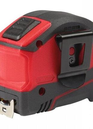 Рулетка milwaukee tape measure autolock, 5мх25мм, с фиксатором сматывания, абс-пластик