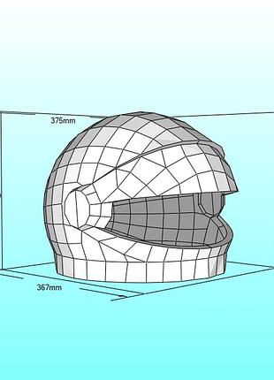 Paperkhan набір для створення 3d фігур людина космонавт скафандр шолом паперкрафт papercraft подарунок конструктор для творчості