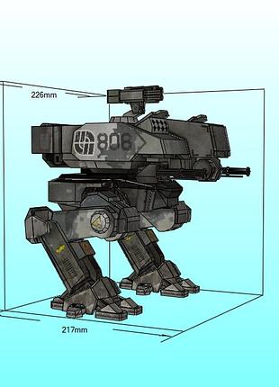 Paperkhan конструктор из картона l5 riesig battlefield 3d фигура character hero персонаж герой паперкрафт пазл оригами papercraft