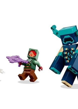 Конструктор lego minecraft встреча с боронителем 6