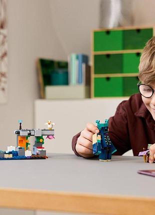 Конструктор lego minecraft встреча с боронителем 9