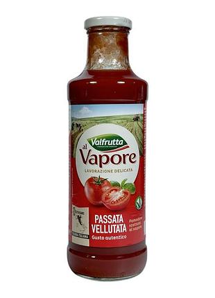Томатная паста valfrutta бархатная e passata vellutata, 700 г