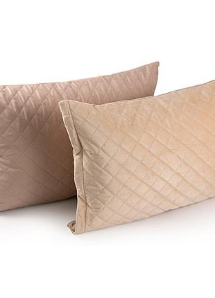 Декоративный чехол на подушку velour 50х70 см beige ромб