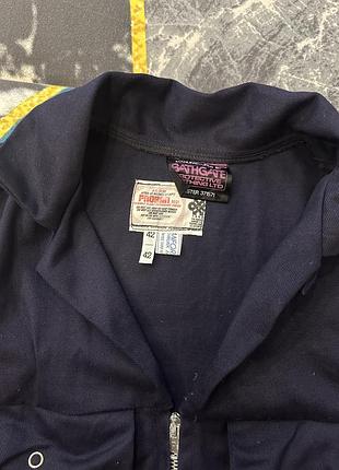 Кофта синя чоловіча вінтаж vintage розмір l bathgate protective clothing ltd. 2
