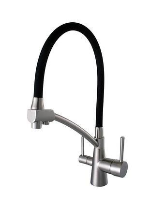 Смеситель для кухни под осмос globus lux lazer gllr-0700-8-ststeel