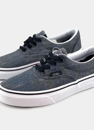 Оригинальные кеды на мальчика vans 29 размер. текстильные детские кеды ванс