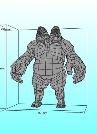 Paperkhan конструктор из картона cannibal 3d фигура character hero персонаж герой паперкрафт набор пазл оригами papercraft