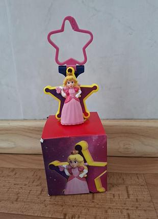 Фігурка-брелок принцеса піч (princess peach) mcdonald's super mario, нова супер маріо іграшка