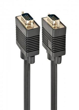 Кабель cablexpert ccb-ppvga-1.5m, премиум качество, vga 3+9c hd15m папа /hd15m папа, двойно-экранированный, с 2-мя ферритами, 1,5