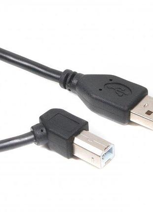 Кабель cablexpert ccp-usb2-ambm90-10, преміум якість usb 2.0 a-тато/b-тато, кутовий, 3.0 м.