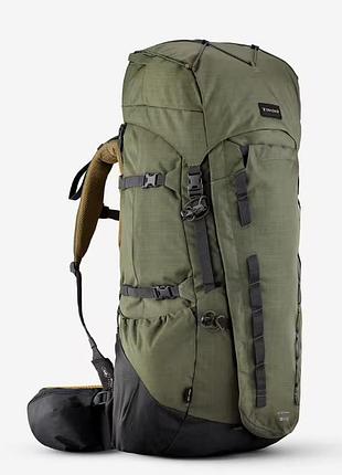 Туристический рюкзак для треккингу simond trek 900 (90л + 10л) 88 x 54 x 43см хаки
