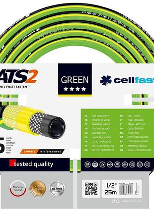Шланг садовый cellfast green ats 1/2" 25м 5 слоев до 30бар -20...+60°c