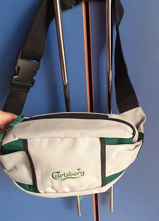 Поясная сумка (бананка) бренда carlsberg 25*15*10см.