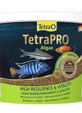 Корм tetra pro algae multi-crisps для травоїдних риб з овочами чіпси 10 л/ 1,9 кг