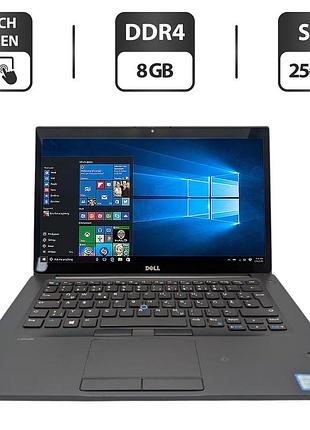 Ультрабук dell latitude 7480 / 14" (1920x1080) ips touch / intel core i7-7600u (2 (4) ядра по 2.8 - 3.9 ghz) / 8 gb ddr4 / 256 gb