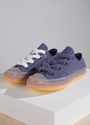 Кеди converse 9 all star jw anderson men’s purple trainers