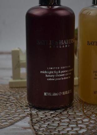 Крем и гель для душа baylis&harding midnight fig & pomegranate jojoba silk&almond oil6 фото