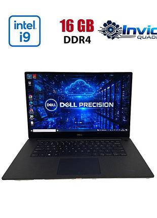 Мобильная рабочая станция б-класс dell precision 5530 / 15.6" (1920x1080) ips touch / intel core i9-8950hk (6 (12) ядра по 2.9 -