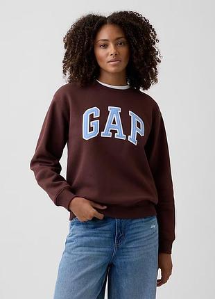 Світшот жіночий gap, колір шоколадний😍 светр
