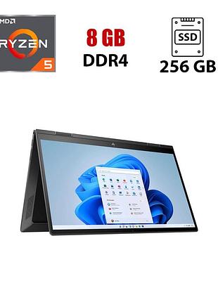Ультрабук-трансформер б-класс hp envy 15-ey0013dx / 15.6" (1920x1080) ips touch / amd ryzen 5 5625u (6 (12) ядер по 2.3 - 4.3 ghz)