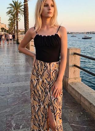 Юбка женская, лето, бренда 
"river island", 98.9 12, 100% вискоза.