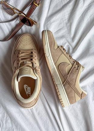 Кроссовки nike wmns dunk low brown