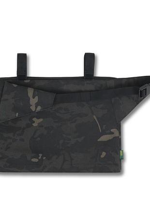 Каремат-сидушка kiborg 20mm cordura black multicam под броню