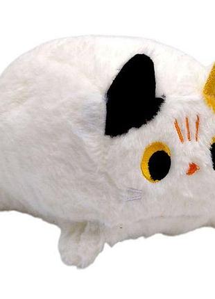 Мягкая игрушка "кото-куб" 15 см (белый)