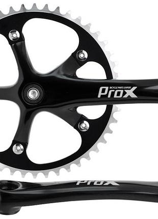 Шатуны prox fix bike alu 46t, алюминий, черный (c-un-mk-0075)