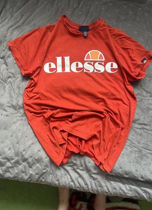 Футболка ellesse, оранжева, , розмір 152-158/12-13 років, спереду логотип