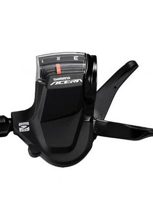 Манетка shimano acera sl-m3000 3шв, левая, черный (28105)