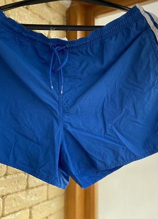 Мужские спортивные шорты adidas (swim shorts) - blue