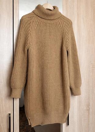 В’язана туніка / светр-плаття крупної в’язки oversize