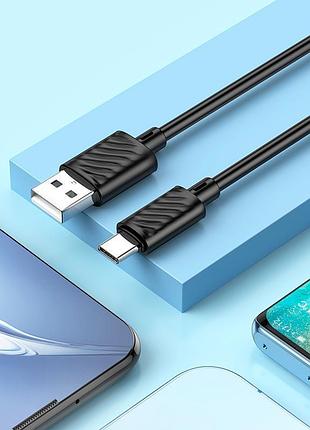 Кабель hoco type-c gratified charging data cable x88 |2m, 3a| 5