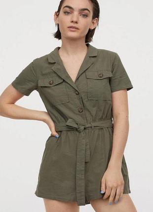 Стильний ромпер h&m divided в стилі мілітарі