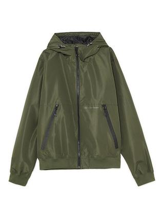 Куртка з капюшоном хакі р.м cropp