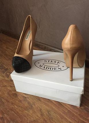 Кожаные туфли steve madden размер 39.5🔥🔥🔥