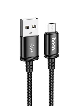 Кабель hoco micro usb wind charging data cable x89 |1m, 2.4a| 2