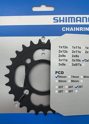 Звезда для шатунов shimano fc-m431 26t (cmk051)