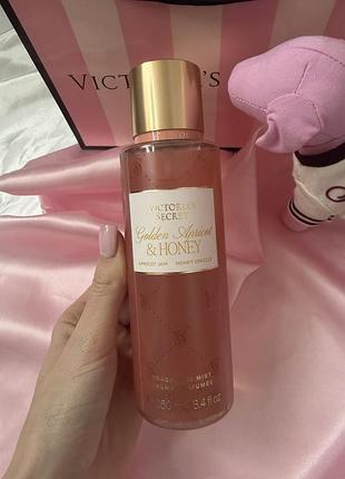 Парфумований спрей для тіла golden apricot & honey fragrance mist victoria's secret usa