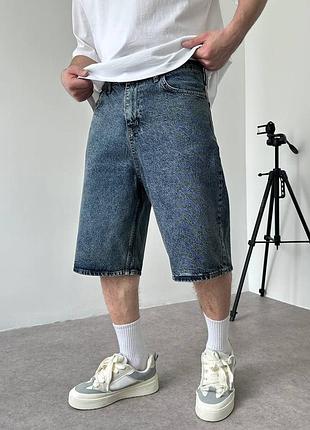 Шикарні широкі джинсові шорти баггі baggy vintage