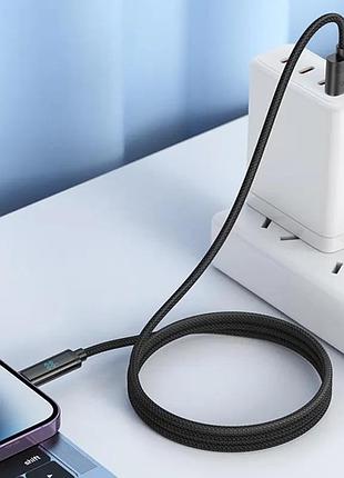 Дата кабель hoco u127 power usb to lightning (1.2m) black 4