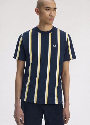 Чоловіча полосата футболка fred perry оригінал фред перрі