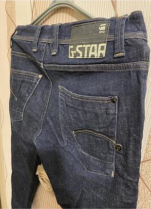 Продам джинси відомого бренду g-star чоловічі темно синій колір розмір 34-34 в ідеальному стані