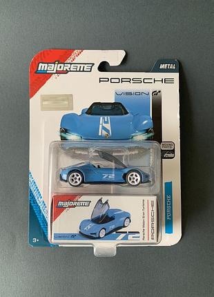 Машинка металева мажорет порше делюкс porsche vision gran turismo majorette