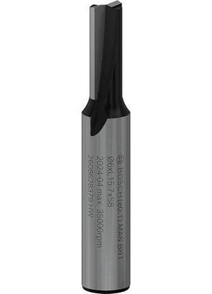 Фреза пазовая bosch professional с двумя лезвиями std s8 d6 l16