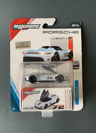 Машинка металева мажорет порше делюкс porsche majorette білий