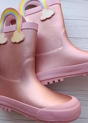 Гумові чоботи для дівчинки 6